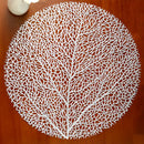 Jogo Americano Folha Dourada - Sousplats