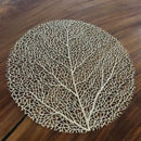 Jogo Americano Folha Dourada - Sousplats