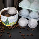 Forma de Gelo Bola de Futebol em Silicone