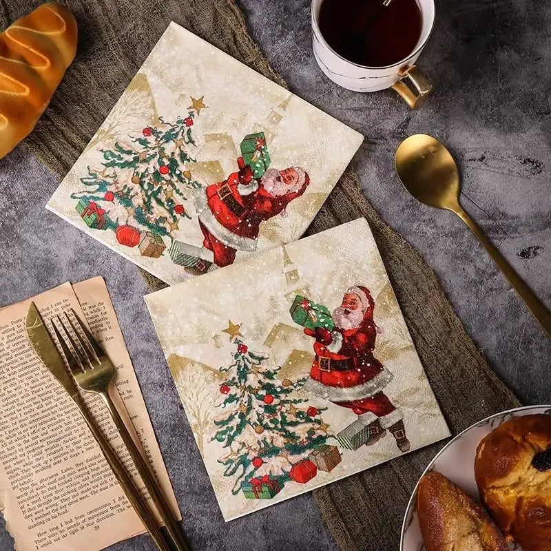 Guardanapos de Papel Natalinos