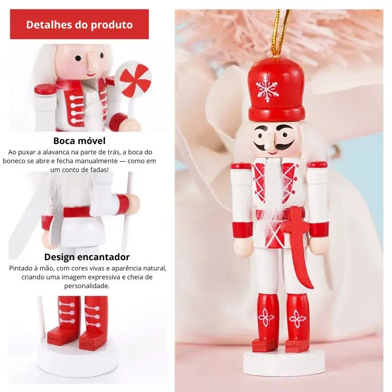 Decoração Natalina Quebra-Nozes – Conjunto Decorativo