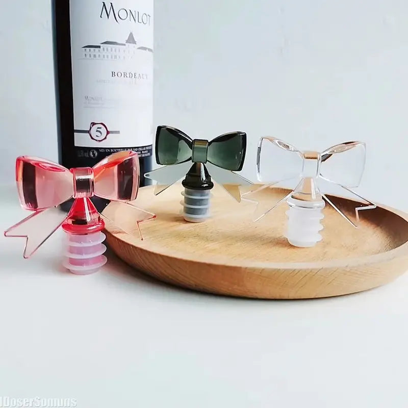 Tampa para Garrafa de Vinho - Laço de Silicone