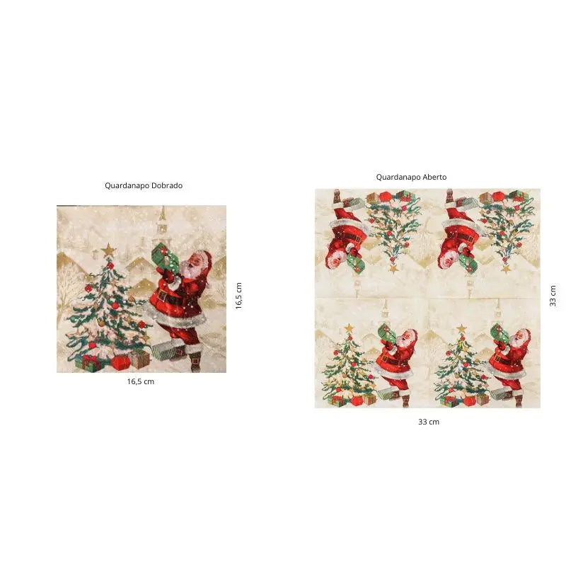 Guardanapos de Papel Natalinos