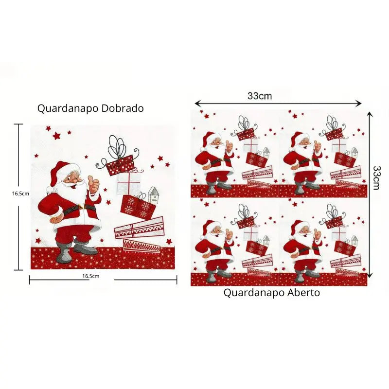 Guardanapos de Papel Natalinos