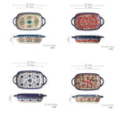 Tigela de Cerâmica com Alça e Estampa Floral