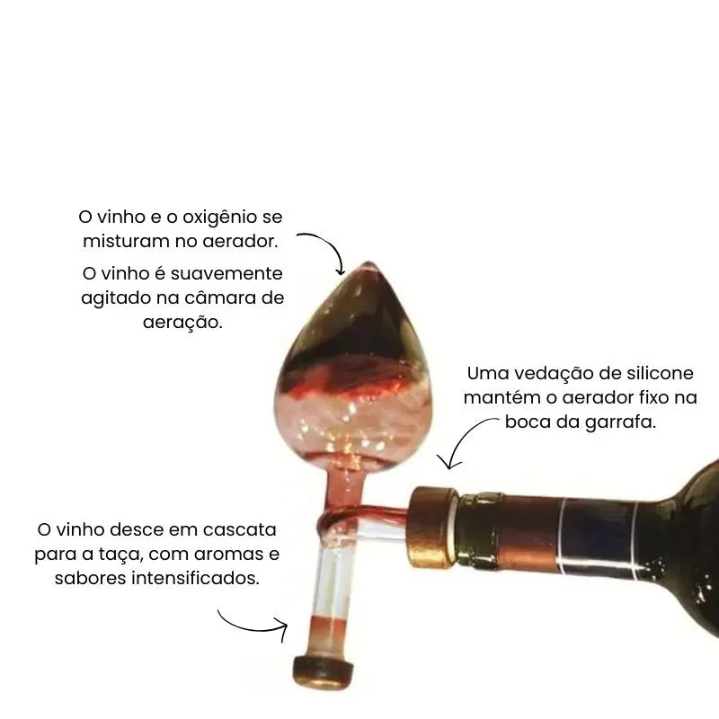 Aerador de Vinho de Garrafa