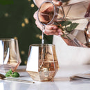 Garrafa e Copos Hexágono