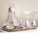 Garrafa e Copos Hexágono