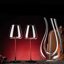 Kit Promocional Decanter e 2 Taças de Vinho Gradação - 3 peças